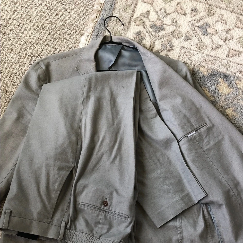 J. Crew Light Gray Men's Blazer Sport Coat and Trousers